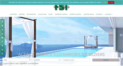 Desktop Screenshot of beziers-immobilier.eu